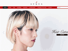 Tablet Screenshot of acqua.co.jp
